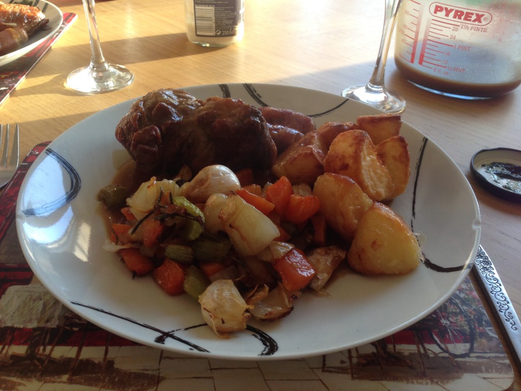 My last roast dinner effort: an exemplar of good project management! *ahem*